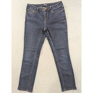 Boden Jeans Womens Size 6P Blue The Traflgar Slim Straight Dark Wash Stretch